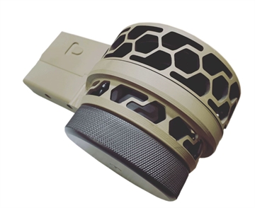 Picture of F5 MFG AR-15 .223/5.56 Skeletonized 50 Round Drum Magazine - FDE | HEX Pattern F5-223SK-FDE