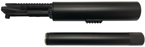 Picture of F5 MFG Soda Can Launcher - Black | Picatinny Rail | Includes Golfball/Net/Smoke Canister attachment F5-CAN-PICATINNY