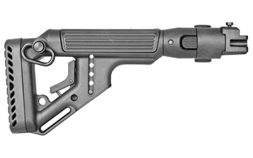 Picture of F.A.B. Defense UAS Style Buttstock, Folding, Fits AK/AKM/AKS/AKMS/Zastava Rifles, Black FX-UASAKP