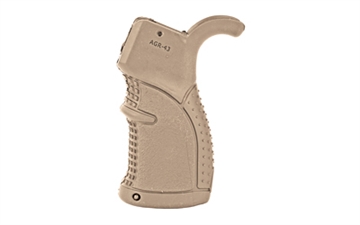 Picture of FAB Defense AGR-43 Ergonomic Rubberized Pistol Grip for AR-15/ M16/ M4 Flat Dark Earth Polymer FXAGR43T