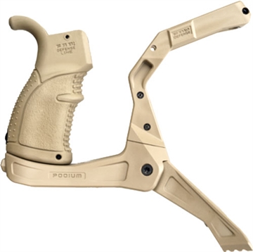 Picture of F.A.B. DEFENSE AR PODIUM BI-POD FDE AR-15 PLATFORM FXARPODT