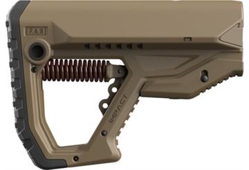 Picture of F.A.B. DEFENSE IMPACT RECOIL REDUCTION BUTTSTOCK AR-15 FDE FXCIMPACTT