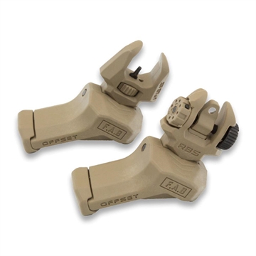 Picture of FAB Defense FRBS Offset Rifle Sights Kit Tan fx-frbsost