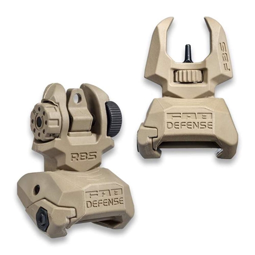 Picture of FAB Defense FRBS Rifle Sights Kit Tan fx-frbskitt