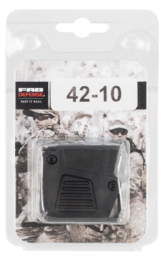 Picture of FAB Defense Mag Extension 380 ACP 4rd Compatible w/Glock 42 Black Polymer FX4210B