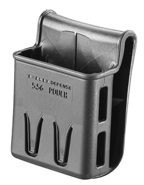 Picture of FAB Defense M4 Mag Pouch Compatible w/ M16/ M4/ AR-15 Belt Mount Black Polymer Ambidextrous FX556P