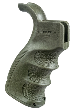 Picture of FAB Defense AG-43 Tactical Ergonomic Pistol Grip for AR-15/ M16/ M4 OD Green Polymer FXAG43G