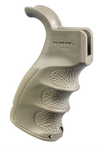 Picture of FAB Defense AG-43 Tactical Ergonomic Pistol Grip Pistol Grip for AR-15/ M16/ M4 Flat Dark Earth Polymer FXAG43T