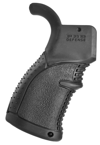 Picture of FAB Defense AGR-43 Ergonomic Rubberized Pistol Grip for AR-15/ M16/ M4 Black Polymer FXAGR43B