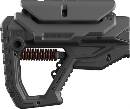Picture of F.A.B. DEFENSE IMPACT RECOIL BUTTSTOCK AR-15 BLK W/CHK REST FXCIMPACTCPB