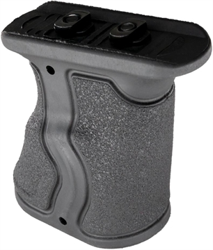 Picture of FAB Defense Gradus Ergonomic Forward Grip Angled, Black Polymer with Rubber Overmold, Fits M-Lok Rail FXGRADMB