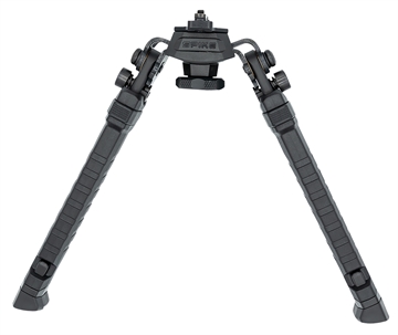 Picture of FAB Defense Spike Precision Bipod 7.09"- 11.42" Adj., Rotating & Tilting, Rubber Feet, Includes Leg Extensions, Picatinny Rail Compatible Black Polymer & Aluminum FXSPIKEB