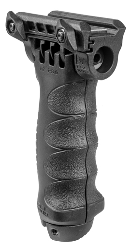 Picture of FAB Defense FXTPODG2QR T-Pod G2 Quick Release Foregrip & Bipod Independent Adjustable Legs Black Reinforced Polymer/ 6061 Aluminum/ Steel Construction FXTPODG2QR FX-TPODG2QR