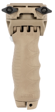 Picture of FAB Defense T-Pod G2 Rotating Tactical Foregrip & Bipod 5 Position Adjustable Legs Flat Dark Earth Fiberglass Reinforced Polymer & Anodized Aluminum FXTPODG2T