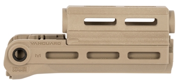 Picture of FAB Defense Vanguard Handguard for AK-47/ AK-74/ AKM M-Lok Rail System 6.41" OAL Flat Dark Earth Polymer FXVANAKT