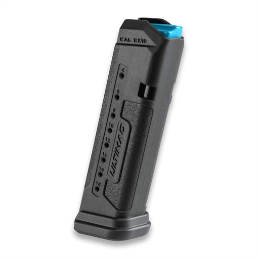 Picture of FAB Defense Ultimag 17 Handgun Magazine Black for Glock 17 9mm Luger 18/rd fx-umagg17b