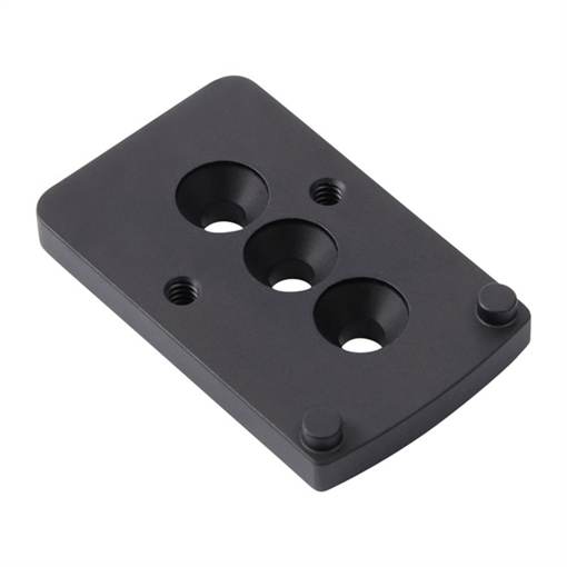 Picture of Unity Tactical Fast, Offset Optic Mounting Plate, 2.05" Optical Height, Compatible with UNTY LPVO Mount and Adapter, RMR/SRO Footprint, Anodized Finish, Black FST-SOPR