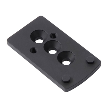 Picture of Unity Tactical FAST, Offset Optic Mounting Plate, 2.05" Optical Height, Compatible with UNITY LPVO Mount and Adapter, DPP Pro Footprint, Anodized Finish, Black FST-SOPD
