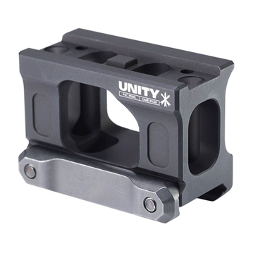 Picture of Unity Tactical FAST Micro, Red Dot Mount, 2.26" Optical Height, Compatible with CompM5s, CompM5b, Duty RDS Footprints, Anodized Finish, Black FST-MISB