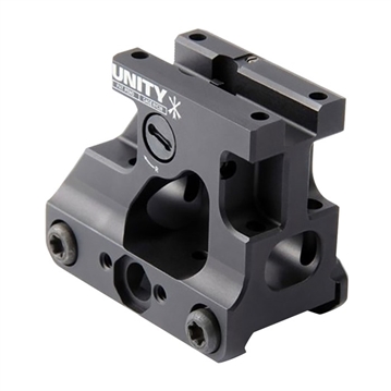 Picture of Unity Tactical FAST Micro, Red Dot Mount, 2.26" Optical Height, Compatible with MRO/MRO-HD Footprint, Anodized Finish, Black FST-MROB