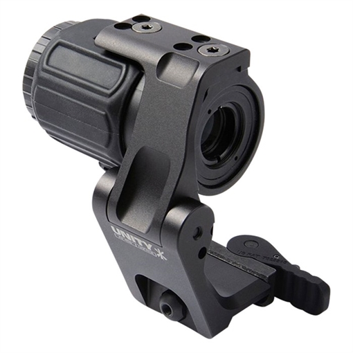 Picture of Unity Tactical FAST, Magnifier Mount, 2.26" Optical Height, Compatible with G23, G30, G33, G43, G45, VMX-3T, Micro3X, Micro6X, 3X MAG-C, Juliet3X, Juliet4X, Juliet Micro3X, HM3X and HM3XT, Anodized Finish, Black FST-OMB FSTOMB
