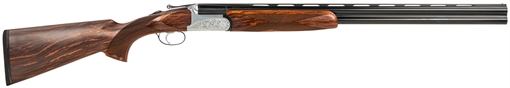 Picture of Fausti Usa, Inc Caledon 12 Gauge 3" 2rd 26" Blued Barrel, Engraved Stainless Rec, Wood Laser Grain Stock, Metallic Bead Sight 15103