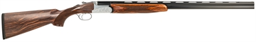 Picture of Fausti Usa, Inc Caledon 410 Gauge 3" 2rd 28" Blued Barrel, Engraved Stainless Rec, Wood Laser Grain Stock, Metallic Bead Sight 15402