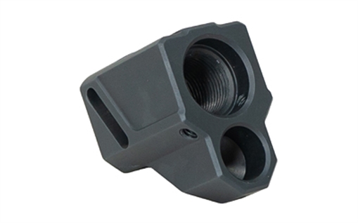 Picture of Faxon Firearms EXOS-514, Compensator, 9MM, Compatible with Smith & Wesson M&P 1.0 Full Size, Anodized Finish, Black FF-P-A-COMP-DS-MP-01 FFPACOMPDSMP01