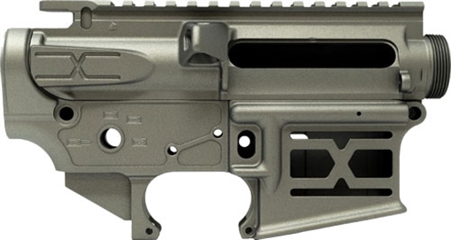 Picture of FAXON AR-15 X-TRA LITE RECEIVER SET TITANIUM STRIPPED FF15RECEIVERSET02TI