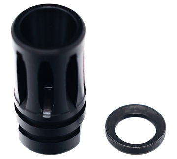 Picture of Faxon Firearms A2 Flash Hider Black Nitride 5/8"x24 Threads 30 Cal FFMD762A2
