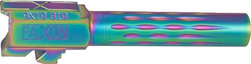 Picture of FAXON FITS GLOCK 19 BARREL 9MM FLAME FLUTED NON THREADED CHAM GB910N19LGQ-N-NCR