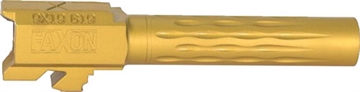 Picture of FAXON FITS GLOCK 19 BARREL 9MM FLAME FLUTED NON THREADED TIN GB910N19LGQ-N-TiN