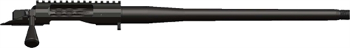 Picture of Faxon Firearms FX-7, Bolt Action Rifle, Barreled Action, 8.6 Blackout, 16" Barrel, Threaded M18x1.5 RH, 1:3 Twist, DLC Finish, Black FX700SA-308-01-7F1B863N16NMQ FX700SA308017F1B863N16