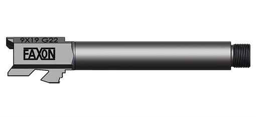 Picture of Faxon Firearms Duty Series 9mm Fits G22 Gen2-4 4150 Steel GA910N22NGQ-T