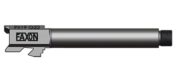 Picture of Faxon Firearms Duty Series 9mm Fits G22 Gen2-4 4150 Steel GA910N22NGQ-T