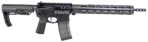 Picture of Faxon Firearms Ion Ultralight, Semi-automatic Rifle, AR, 556NATO, 16" Barrel, 3 Port Muzzle Break, Mid Length Gas System, Anodized Finish, Black, 13" Carbon Fiber M-LOK Handguard, Hiperfire EDTDM Single Stage Trigger, 1 Magazine, 30 Rounds FX5500