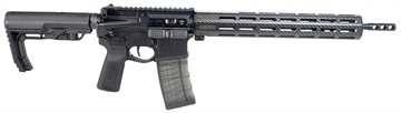 Picture of Faxon Firearms Ion Ultralight, Semi-automatic Rifle, AR, 556NATO, 16" Barrel, 3 Port Muzzle Break, Mid Length Gas System, Anodized Finish, Black, 13" Carbon Fiber M-LOK Handguard, Hiperfire EDTDM Single Stage Trigger, 1 Magazine, 30 Rounds FX5500