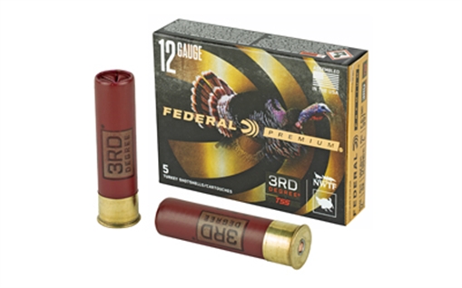 Picture of Federal Federal Premium Turkey Third Degree Shotgun Ammo 12 ga. 3.5 in. 2 oz. 5,6,7 Shot 5 rd. PTDX139 567 PTDX139567