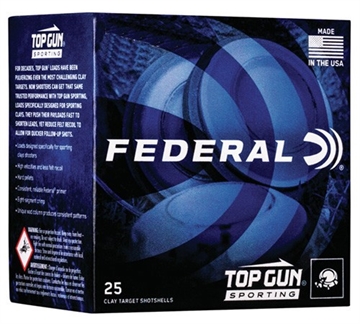 Picture of Federal Federal Top Gun Shotgun Ammo 410 ga. 2.5 in. 1/2 oz. 1330 FPS 9 Shot 25 rd. TGS41214 9 TGS412149