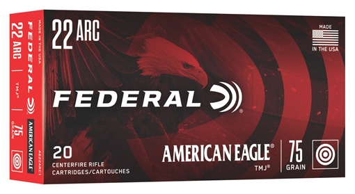 Picture of FEDERAL AE 22ARC 75GR FMJ-BT 20RD 10BX/CS AE22ARC AE22ARC1