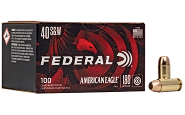 Picture of Federal American Eagle, 40S&W, 180 Grain, Full Metal Jacket, 100 Round Box AE40R100