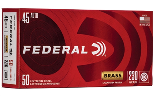 Picture of Federal Champion Training 45ACP 230gr Full Metal Jacket 50 Per Box/20 Case WM5233