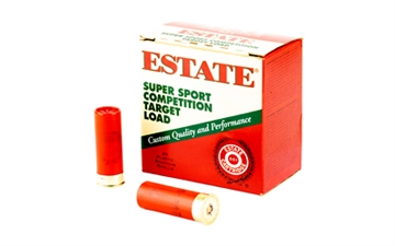 Picture of Estate Cartridge Estate Super Sport Competition Target Load 12 ga. 2.75 in. 2 3/4 Dr. 1 1/8 oz. 8 Shot 25 rd. SS12L 8 SS12L8