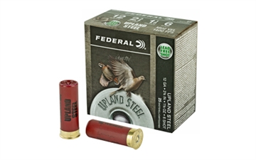 Picture of Federal Field & Range Steel, Lead Free, 12 Gauge, 2.75", #6, 1 1/8 oz, Steel Shot, 25 Round Box, California Certified Nonlead Ammunition USH126