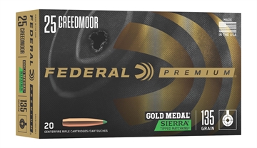 Picture of FEDERAL GOLD MEDAL 25 CM 135GR TIPPED MATCHKING 20RD 10BX/CS GM25CRDTMK1