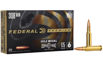 Picture of Federal Federal Premium, Gold Medal, 308 Winchester, 175 Grain, Open Tip Match, 20 Rounds GM308OTM2