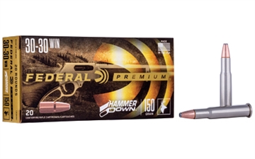 Picture of Federal Premium, Hammer Down, 30-30 Winchester, 150 Grain, Bonded Soft Point, 20 Round Box, Designed for Lever Action Rifles LG30301