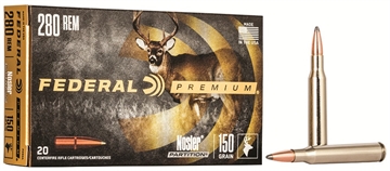 Picture of Federal 280 REMINGTON 150GR NOSLER PARTITION 20/BOX P280A