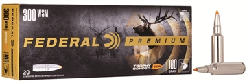 Picture of Federal Premium Vital-Shok Rifle Ammunition .300 WSM 180 gr TBT 2960 fps - 20/ct P300WSMTT1