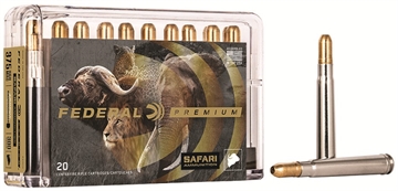 Picture of Federal Premium Safari Cape-Shok 375H&HMag 300gr Trophy Bonded Sledgehammer Solid 20 Per Box/10 Case P375T2